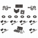 Acorn BH6BI Smooth Strap Mount Low Profile Carrier Kit, NO TRACK UPC: 052763809345 - 1 set