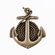 Acorn DP2AP Anchor & Rope Cabinet Knob, Antique Brass UPC: 052763811355