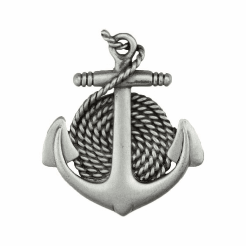 Acorn DP2PP Anchor & Rope Cabinet Knob, Antique Pewter UPC: 052763811317