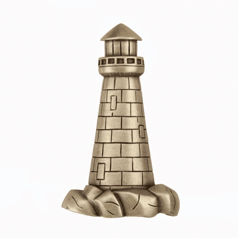 Acorn DP4AP Lighthouse Cabinet Knob, Antique Brass UPC: 052763811492