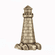 Acorn DP4AP Lighthouse Cabinet Knob, Antique Brass UPC: 052763811492