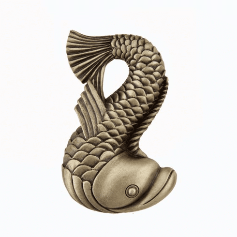 Acorn DP5AP Dolphin Cabinet Knob, Antique Brass UPC: 052763811386
