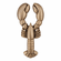 Acorn DP8GP Lobster Cabinet Knob, Museum Gold UPC: 052763811454