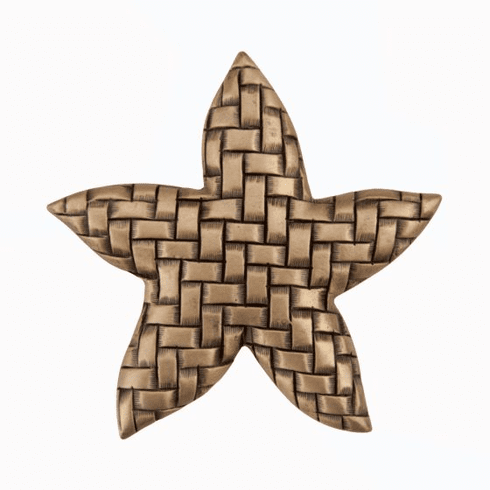 Acorn DP9GP Woven Star Cabinet Knob, Museum Gold UPC: 052763811508