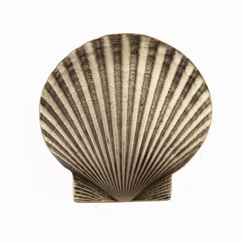 Acorn DPGAP Large Scallop Cabinet Knob, Antique Brass UPC: 052763811720