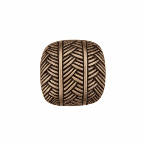 Acorn DQEGP Woven Square Cabinet Knob, Museum Gold UPC: 052763812222