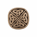 Acorn DQGGP Celtic Square Cabinet Knob, Museum Gold UPC: 052763812284