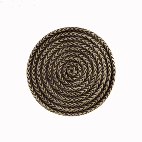 Acorn DQHAP Rope Circle Cabinet Knob, Antique Brass UPC: 052763812338