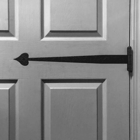 Acorn RIBBP 20-1/2" Half Surface Rough Heart Strap Hinge UPC: 052763071452