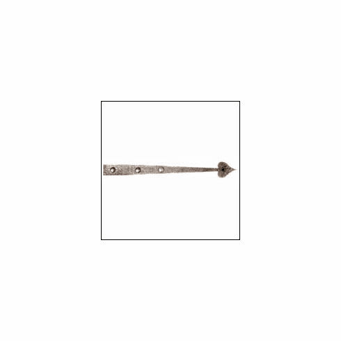 Acorn RIMBP 17-1/16" Decorative Rough Heart Gate Strap with Carriage Bolt UPC: 052763015463