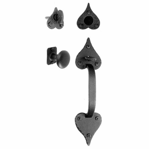 Acorn RT1BD Cast Large Heart Handle & Knob Dummy Set UPC: 052763070103 - 1 set