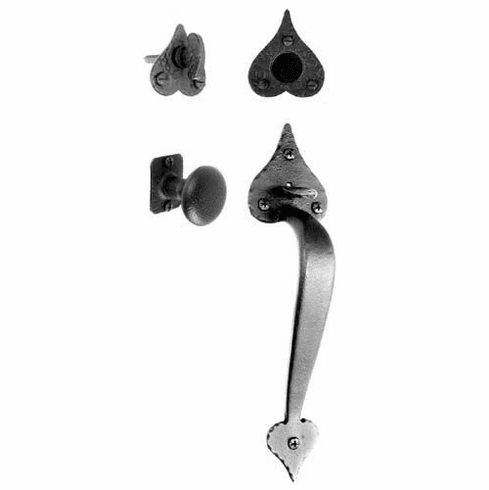 Acorn RT2BD Cast Rough Heart Handle & Knob Dummy Set UPC: 052763069664 - 1 set