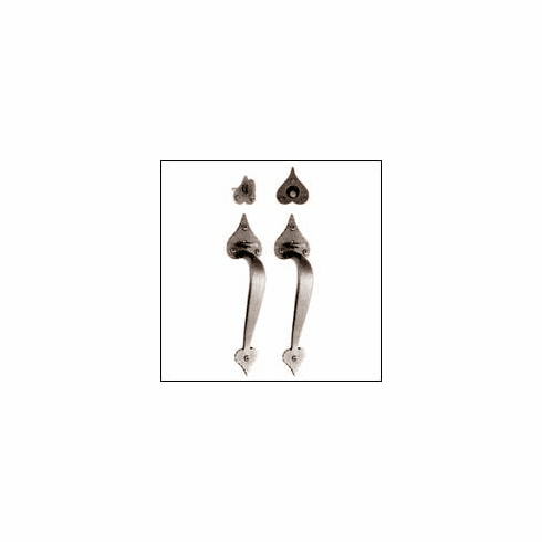 Acorn RT4BI Cast Rough Heart Double Handle Mortise Lock Set UPC: 052763019003 - 1 set