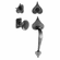 Acorn RT5BD Cast Large Rough Heart Handle & Knob Dummy Set UPC: 052763072473 - 1 set