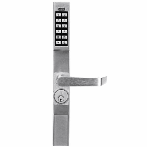 ALARM LOCK DL1200-26D1 Dl1200 Series Trilogy Narrow Stile Digital Aluminum Door Retrofit Outside Lever Trim DL120026D1 DL1200 26D1
