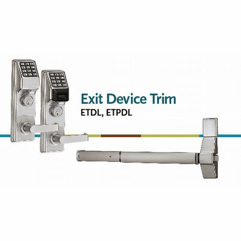 ALARM LOCK ETPDLS1G-26D-V99 Et Series Trilogy Proximity Keypad Exit Trim ETPDLS1G26DV99 ETPDLS1G 26D V99