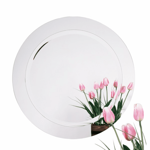 Alno 9282-102 Round Mirror On Mirror