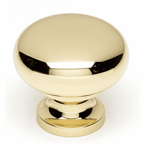 Alno A1134-PB 1 1/4" Knob, Polished Brass UPC: 785584134012