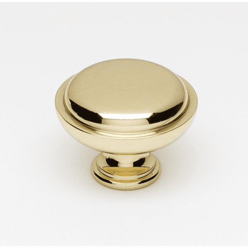 Alno A1146-PB 1 1/2" Knob, Polished Brass UPC: 785584146015
