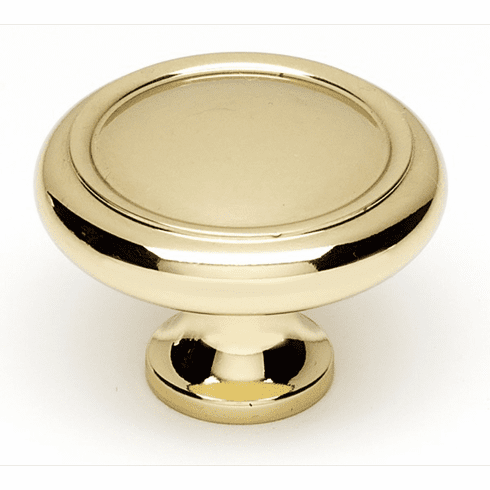 Alno A1160-PB 1 1/2" Knob, Polished Brass UPC: 785584116049