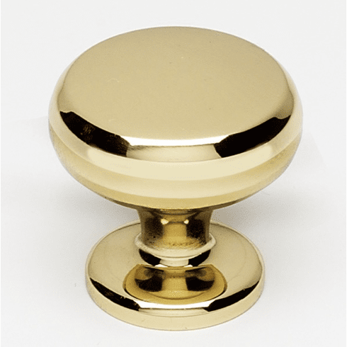 Alno A1173-PB 1 1/8" Knob, Polished Brass UPC: 785584171451