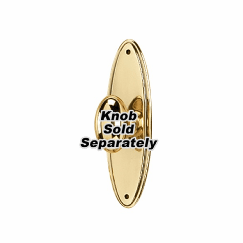 Alno A1225-3-PB 3" OVAL ESCUTCHEON, Polished Brass UPC: 785584120183