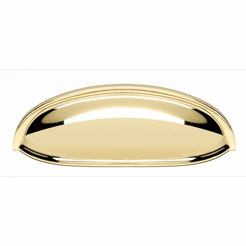 Alno A1263-PB 3" Cup Pull, Polished Brass UPC: 785584263019