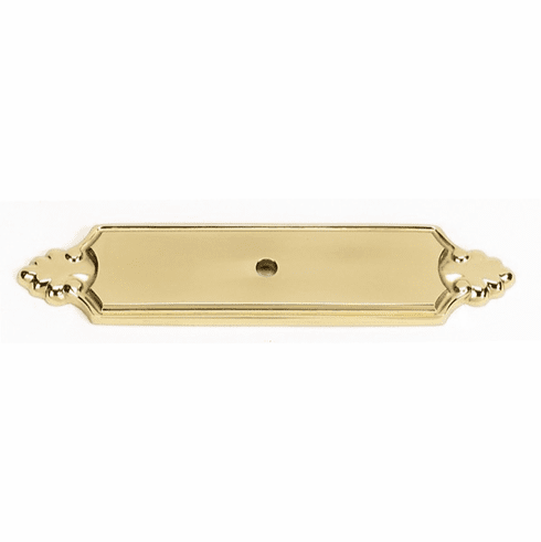 Alno A1454-PB Bella 4 1/4" Backplate, Polished Brass UPC: 785584026997