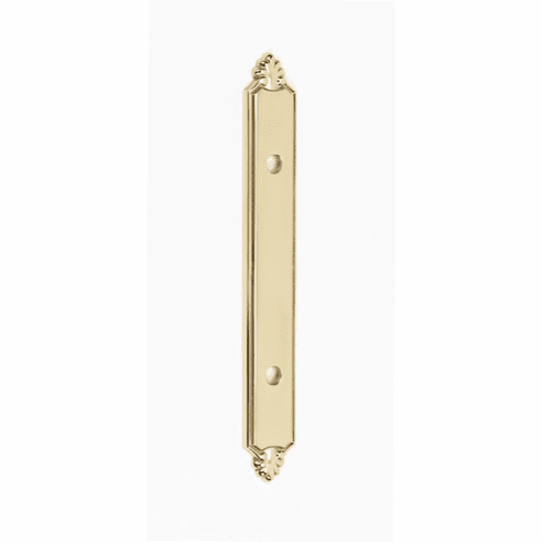 Alno A1458-35-PB Bella 7 1/4" Backplate, Polished Brass UPC: 785584027031