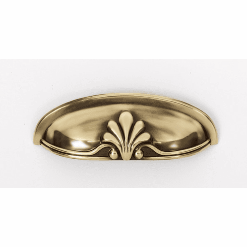 Alno A1459-PA Bella 3" Cup Pull, Polished Antique UPC: 785584027819