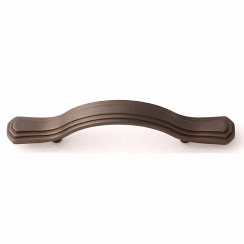 Alno A1517-35-CHBRZ Geometric 3 1/2" Pull, Chocolate Bronze UPC: 785584509483