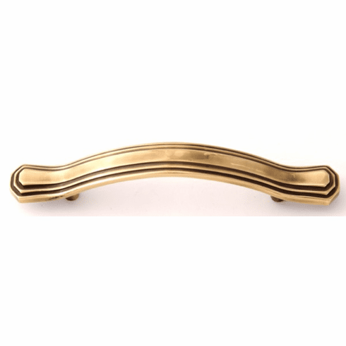 Alno A1517-35-PA Geometric 3 1/2" Pull, Polished Antique UPC: 785584033605