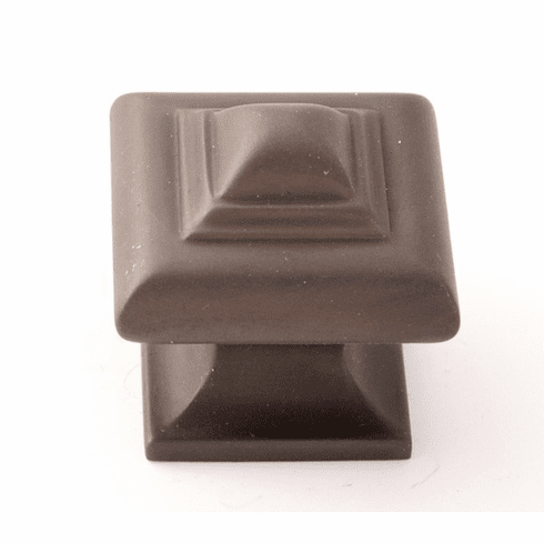 Alno A1520-CHBRZ Geometric 1 1/4" Knob, Chocolate Bronze UPC: 785584509506