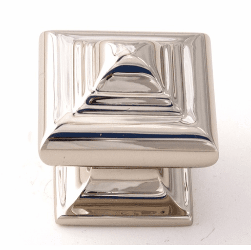 Alno A1520-PN Geometric 1 1/4" Knob, Polished Nickel UPC: 785584030833