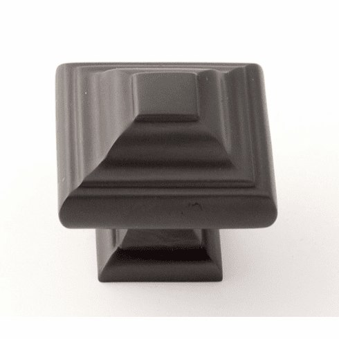 Alno A1525-BRZ Geometric 1 1/4" Knob, Bronze UPC: 785584033698