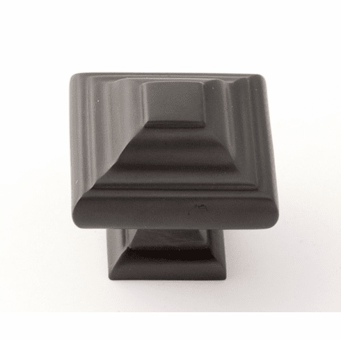 Alno A1525-CHBRZ Geometric 1 1/4" Knob, Chocolate Bronze UPC: 785584509520