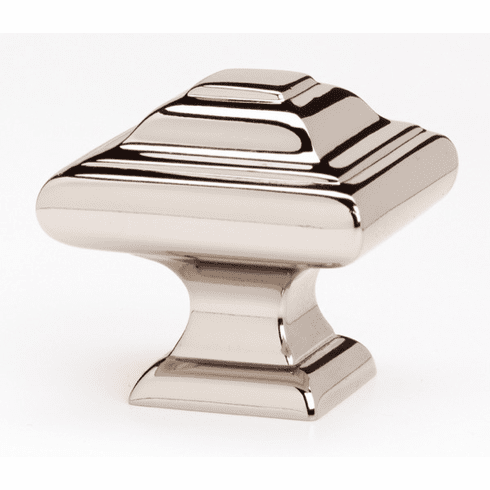 Alno A1525-PN Geometric 1 1/4" Knob, Polished Nickel UPC: 785584030840