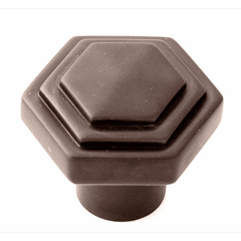 Alno A1535-CHBRZ Geometric 1 1/4" Knob, Chocolate Bronze UPC: 785584509568