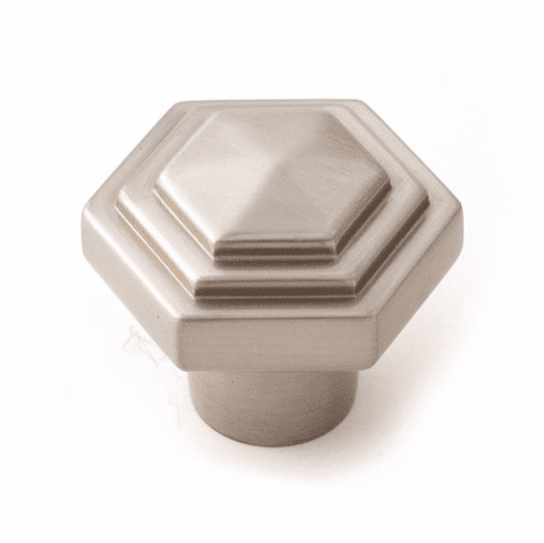 Alno A1535-SN Geometric 1 1/4" Knob, Satin Nickel UPC: 785584030932