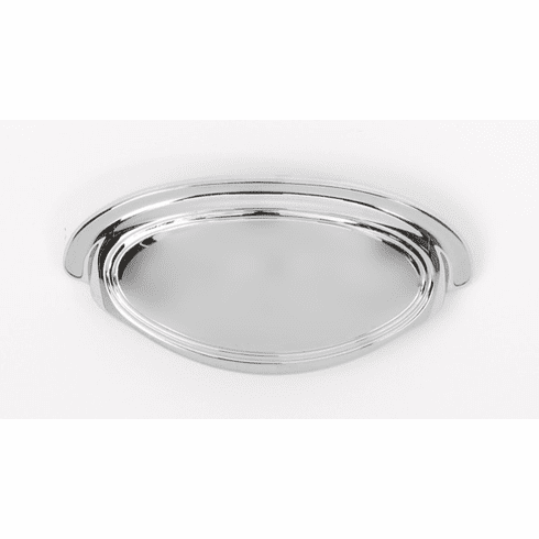 Alno A1571-35-PC Classic Traditional 3 1/2" Cup Pull, Polished Chrome UPC: 785584003820