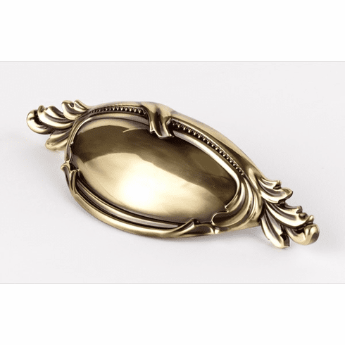 Alno A235-PA Hickory 4" Cup Pull, Polished Antique UPC: 785584013539