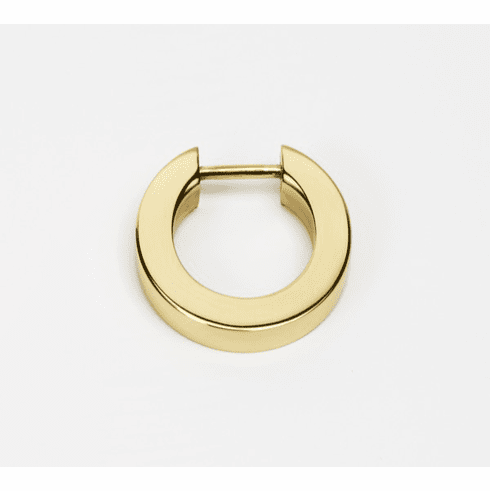 Alno A2660-15-PB/NL Ring Pull 1 1/2" Flat Round Ring Only, Unlacquered Brass UPC: 785584091926