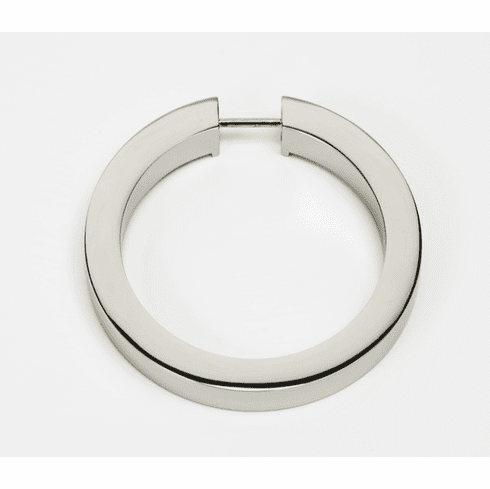 Alno A2661-35-PN Ring Pull 3 1/2" Flat Round Ring Only, Polished Nickel UPC: 785584092299