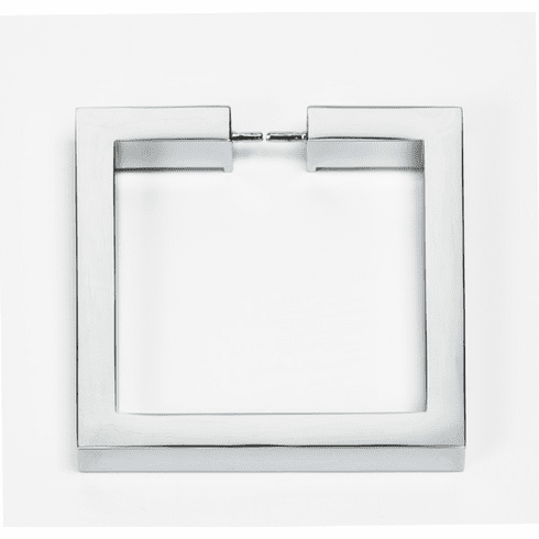 Alno A2671-35-PC Ring Pull 3 1/2" Flat Square Ring Only, Polished Chrome UPC: 785584092770