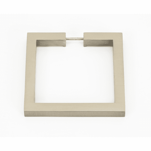 Alno A2671-35-SN Ring Pull 3 1/2" Flat Square Ring Only, Satin Nickel UPC: 785584092800