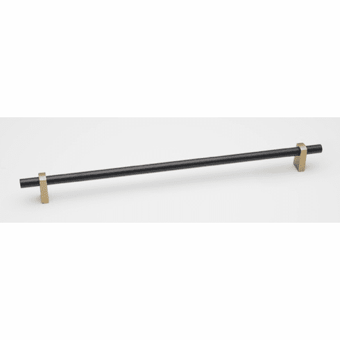 Alno A2801-18-CHP/MB Vita Bella 18" Pull Smooth Bar , Champange/Matte Black UPC: 785584103940