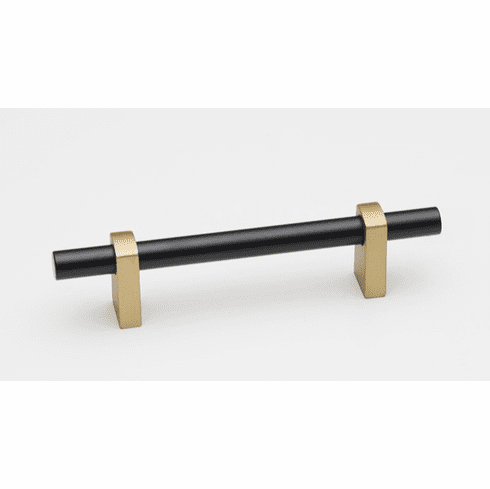 Alno A2801-3-CHP/MB Vita Bella 3" Pull Smooth Bar , Champange/Matte Black UPC: 785584104046