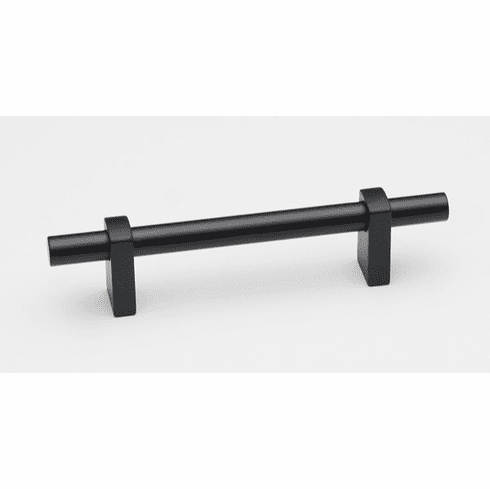 Alno A2801-35-MB Vita Bella 3 1/2" Pull Smooth Bar , Matte Black UPC: 785584104008