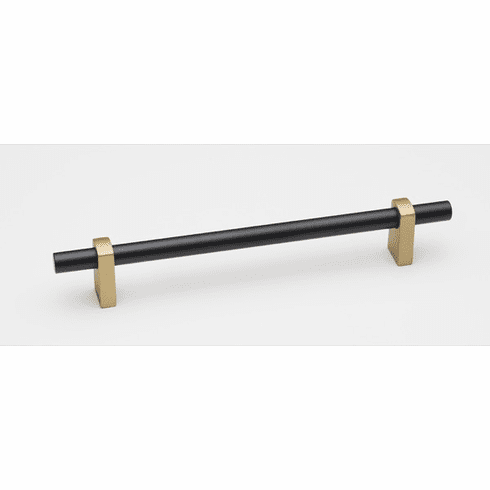 Alno A2801-6-CHP/MB Vita Bella 6" Pull Smooth Bar , Champange/Matte Black UPC: 785584104145