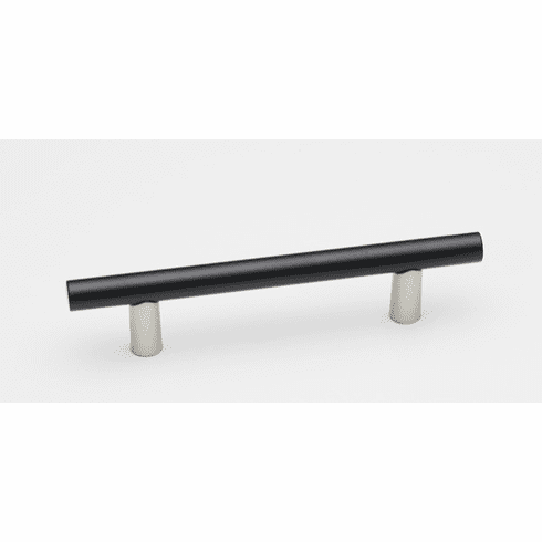 Alno A2802-3-MN/MB Vita Bella 3" Pull Smooth Bar , Matte Nickel/Matte Black UPC: 785584104473